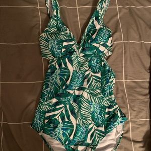 Brand new with tags one piece bathing suit.